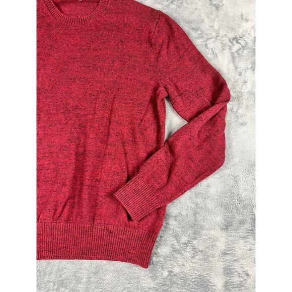 Gap Women's Burgundy Red Marled Knit Long Sleeve Sweater Size L - Picture 6 of 10